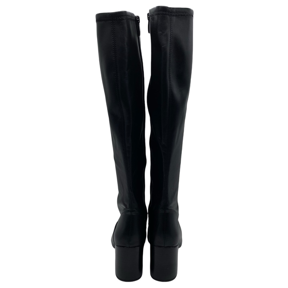 Franco Sarto Womens Shoes Tribute Boots Sz 6 Tall Black Vegan Heeled Feminine - Picture 7 of 13